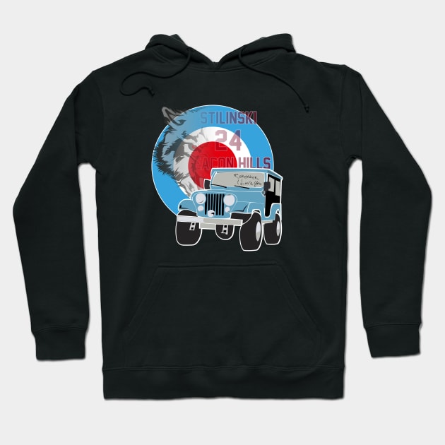 Stiles Remember I Love You jeep and target design Hoodie by colouredwolfe11